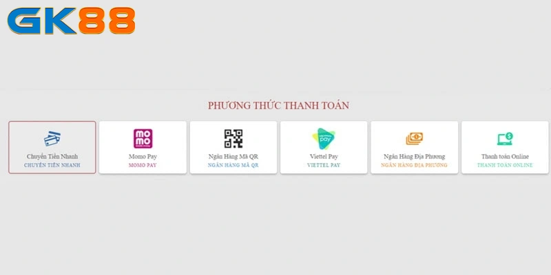 Chọn phương thức nạp phải phù hợp với nhu cầu cá nhân